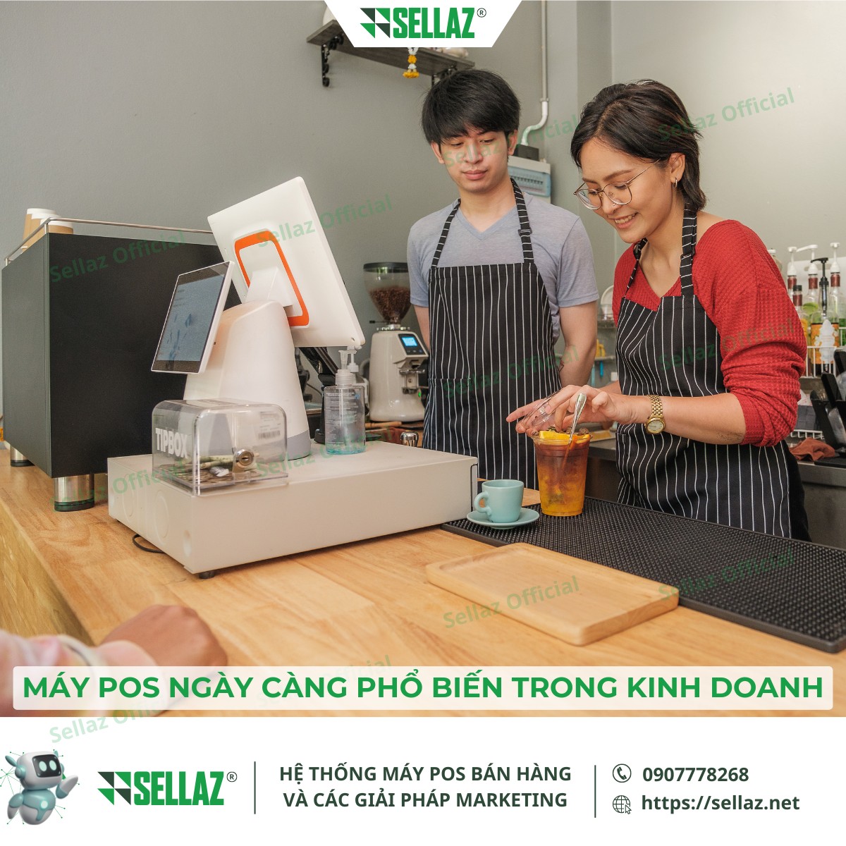 Máy tính tiền ngày càng phổ biến trong kinh doanh