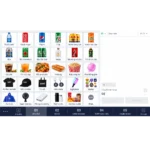 Giao diện phần mềm quản lý bán hàng sự kiện, đồ uống và merchandise